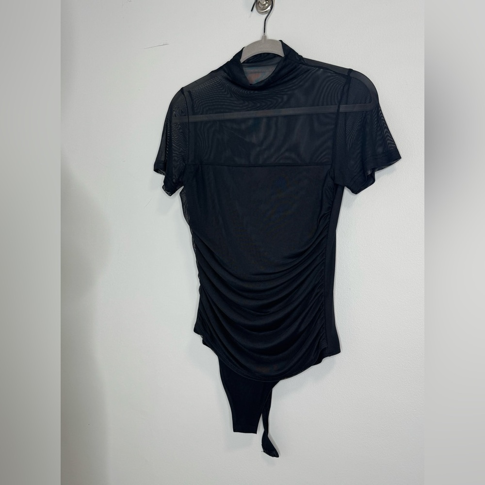 Amazon Black Mesh Women's Bodysuit